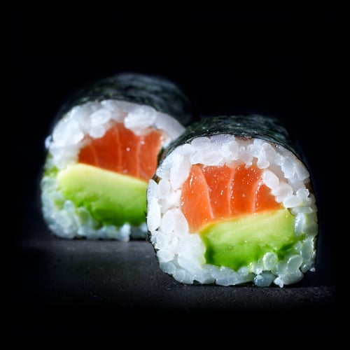 LACHS & AVOCADO MAKI - 8pc. -