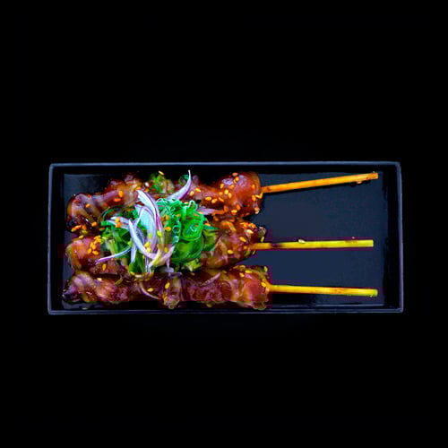 SPICY YAKITORI HÄHNCHENSPIESS