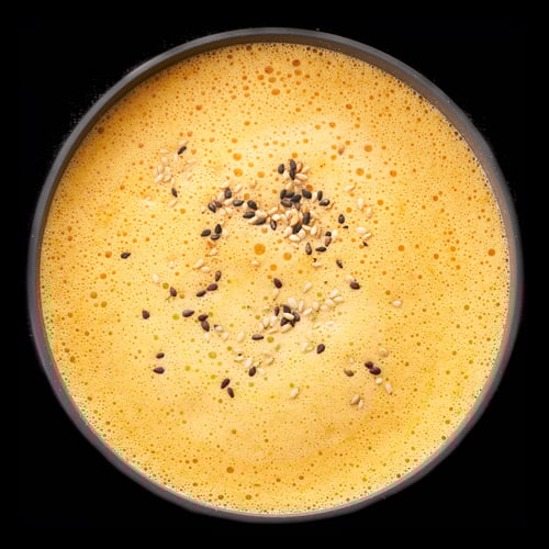 KÜRBISSUPPE MIT GARNELE