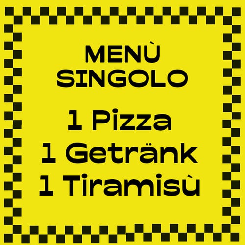 MENÙ SINGOLO