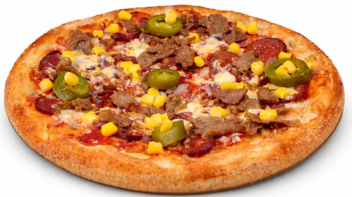 Pizza Sucuk Mix ( Scharf ) Jumbo, Ø 36cm
