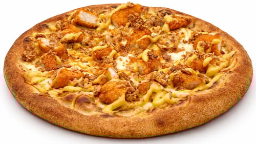 Golden Crispy Pizza 