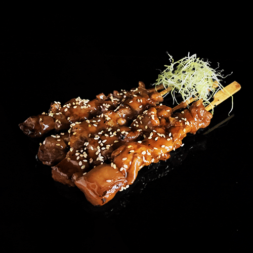 Spicy Yakitori Spieße (4 Stück)