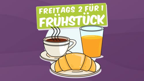2 für 1 Frühstück
