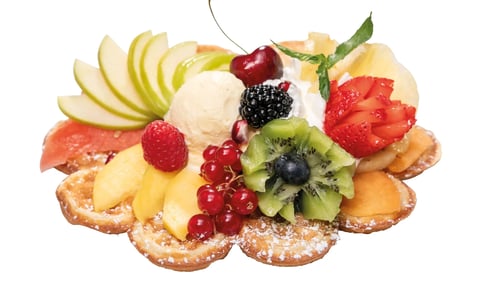 10 Früchte-Waffel