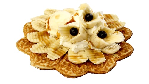 Bananen-Waffel
