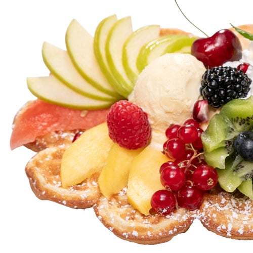 10 Früchte-Waffel