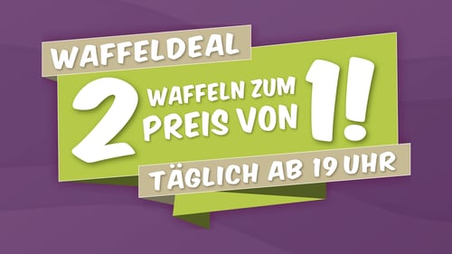 Waffel-Deal 2 für 1 