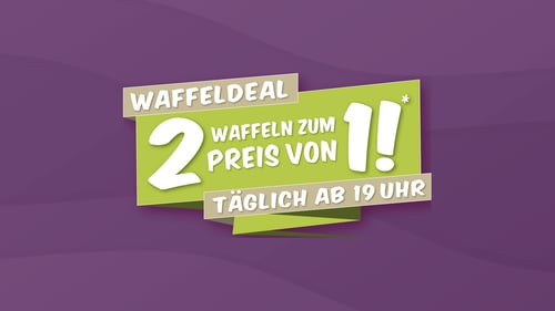 Waffel-Deal 2 für 1 