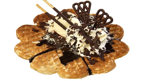 Belgische Schoko-Waffel