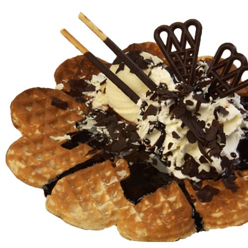 Belgische Schoko-Waffel