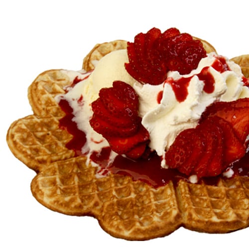 Erdbeer-Waffel