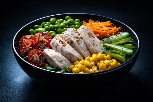 Chicken Poke Bowl