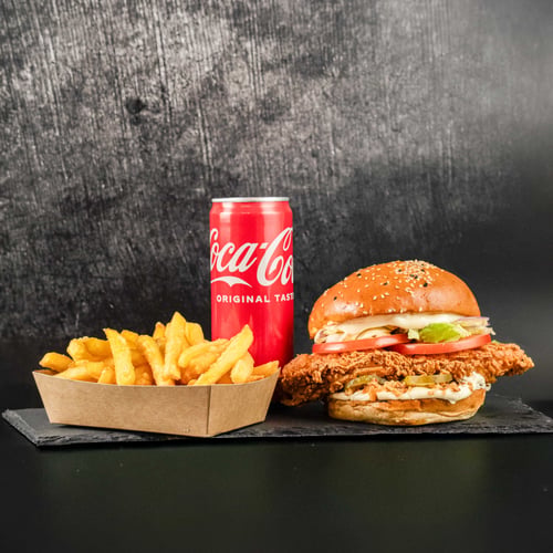 Chicken Burger Menü