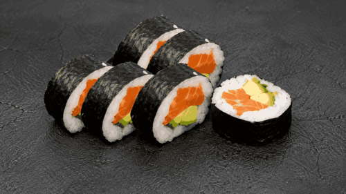 Lachs Avocado Maki (5 Stück)