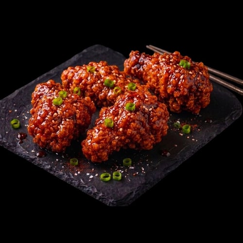 Crispy Korean Chicken Wings (4 Stück)