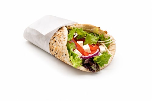 Vegetarische Rolle Klein