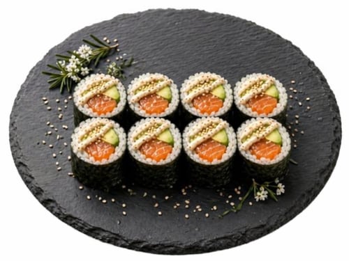 72. Roll mir das Lachs-Avocado-Maki (8 Stk.