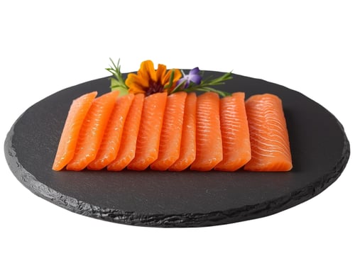 Lachs Sashimi vegan ( 6 Scheiben )
