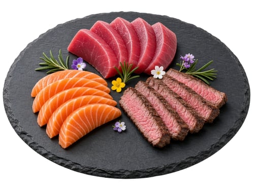 91. Sashimi Trio (18 Scheiben)