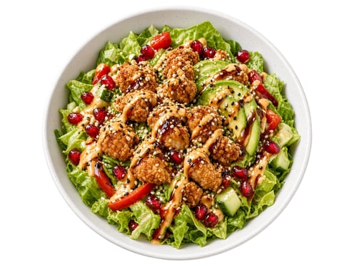 109. Der Salat mit Crispy Chicken
