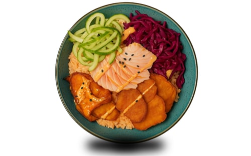 Bowl mir den Lachs