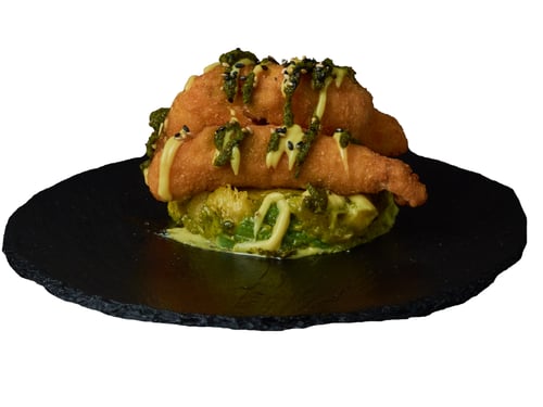 Knusprige Zitronen Gamba (vegan)