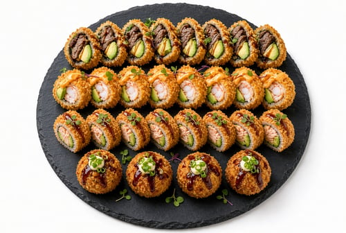 61. Der Bäcker hat gerufen (24+4 Stk.) (ab 2 Pers Tempura Mix)