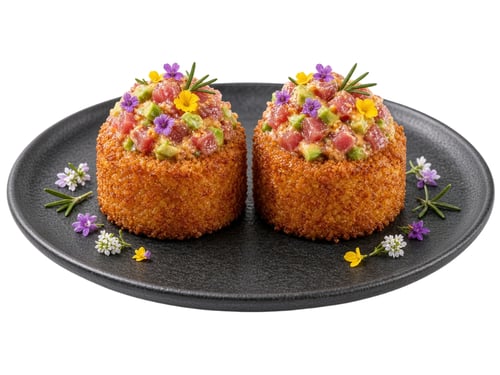 98. Spicy Tuna Tatar  frittiert (2Stk.)