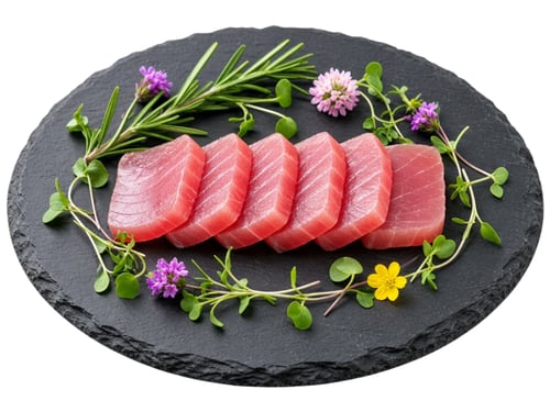 94. Tuna Sashimi (6 Scheiben) (auch flambiert)