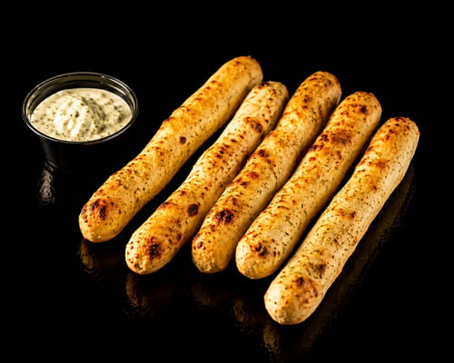 S3. Pizzabrötchen mit Kräuterbutter  