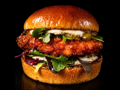 B4. Crispy Chicken Burger