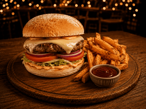 Cheese Burger Menü