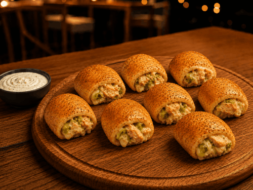 Pizzabrötchen Lauchscharf