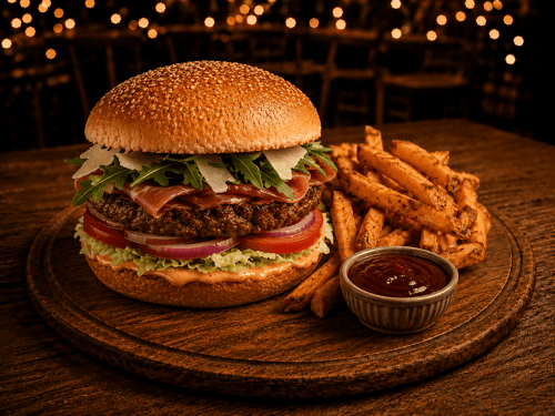 Parmerano Burger Menü