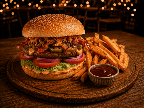 Burger Hot Chili Cheese