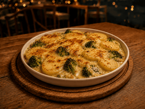 Gratin mit Broccoli
