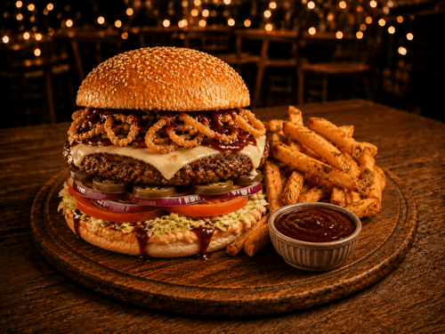 Grillzilla Burger Menü
