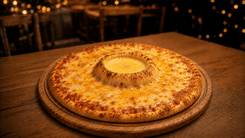 Drei Käsehoch Cheese Vulcano Pizza, Go ø 26cm