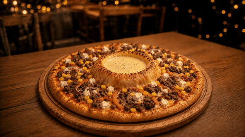 Mexikaner Cheese Vulcano Pizza, Go ø 26cm