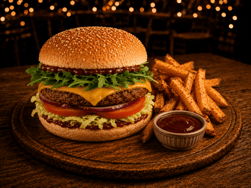 Burger Vegan Sunny Menü