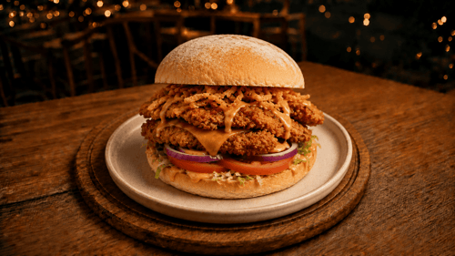 Hot & Crispy Chicken Burger