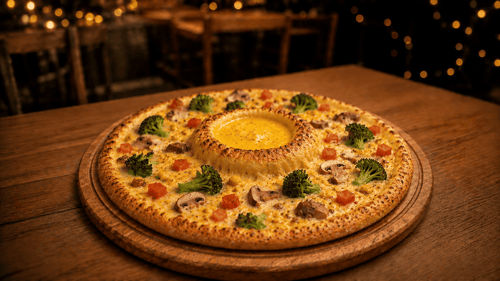 California Cheese Vulcano Pizza, Go ø 26cm