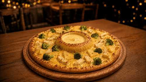 New Delhi Cheese Vulcano Pizza, Go ø 26cm