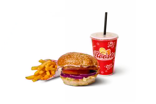 Grill Flame Tikka Burger Menü