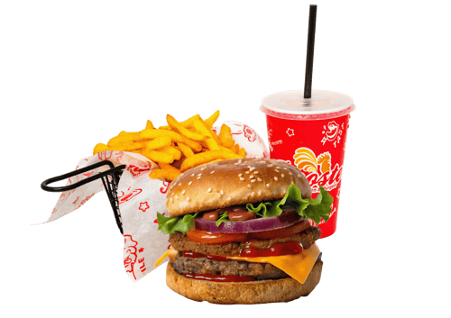 Double Cheese-burger Menü