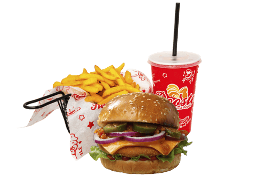 Spicy Sizle Burger Menü