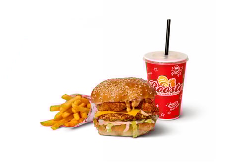 Double Crunchy Burger Menü