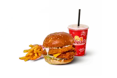 Mozzarella Chicken Burger Menü