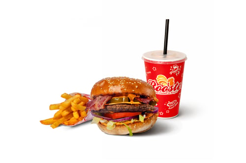 Kopie von Bacon Beef Burger Menü